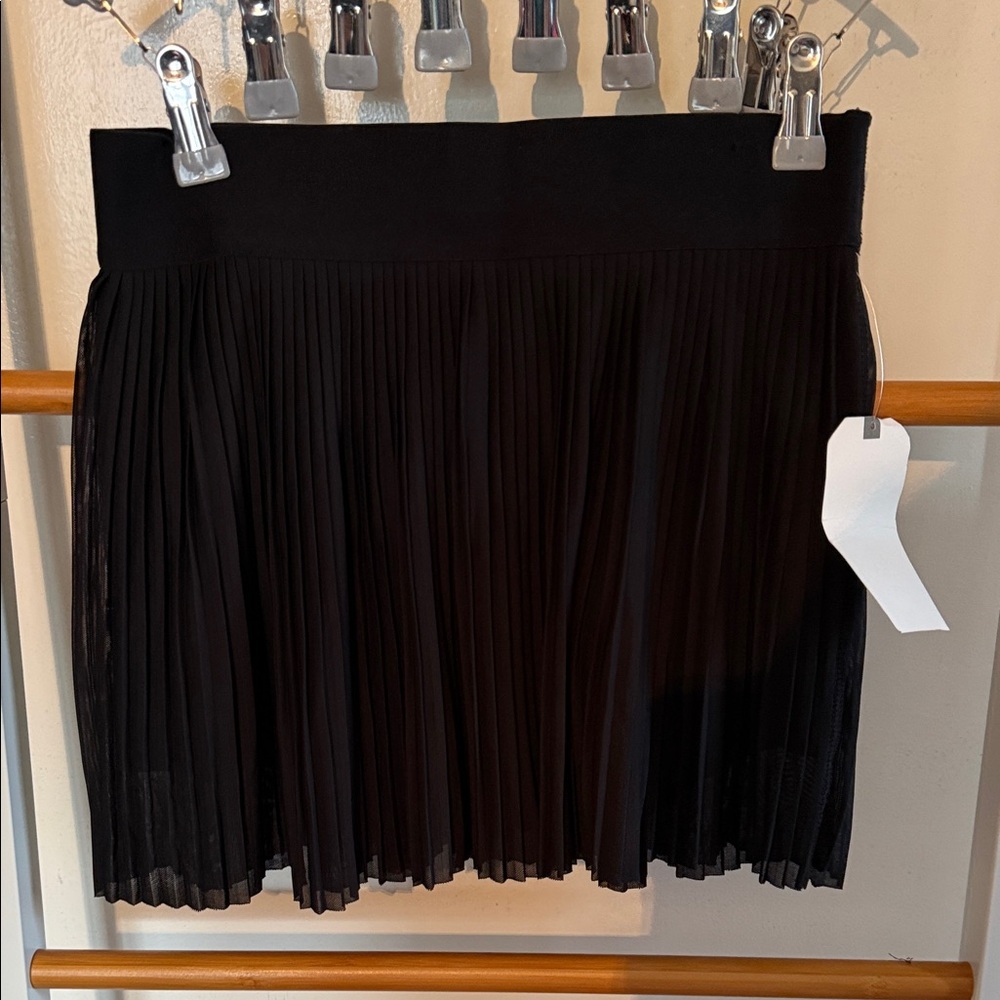 Vanilla Star Black Pleated Skirt